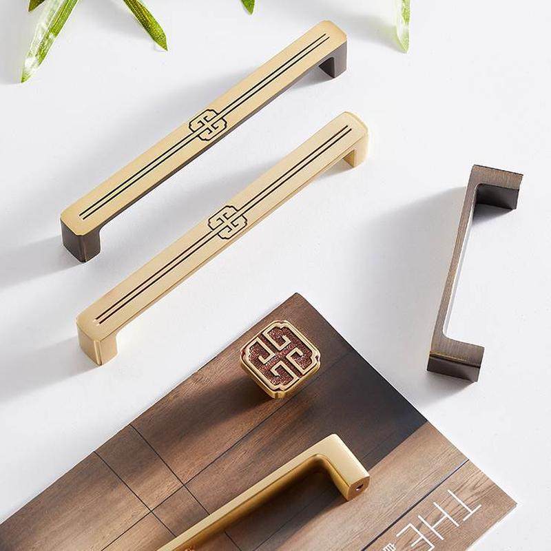 全铜柜门拉手橱柜纯铜衣柜门高小拉手色新中式抽屉古铜加长睿把手,基础建材,小拉手,淘宝优惠券,粉丝福利购,淘宝优惠卷