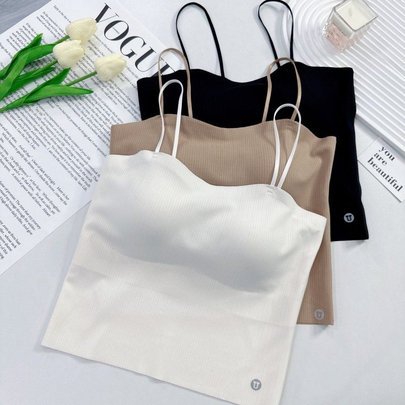 一字领中长款女夏季防走光固定杯无痕抹胸细肩带内搭裹胸,女装/女士精品,背心吊带,淘宝优惠券,粉丝福利购,淘宝优惠卷