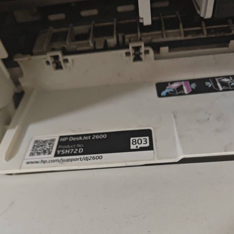 变彩803墨盒适用于HP DeskJet 2600喷墨打印机（Product Na. Y5H7