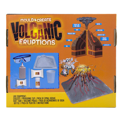 volcanic eruptions 材料模拟塑造火山爆发实验科学儿童教具玩具