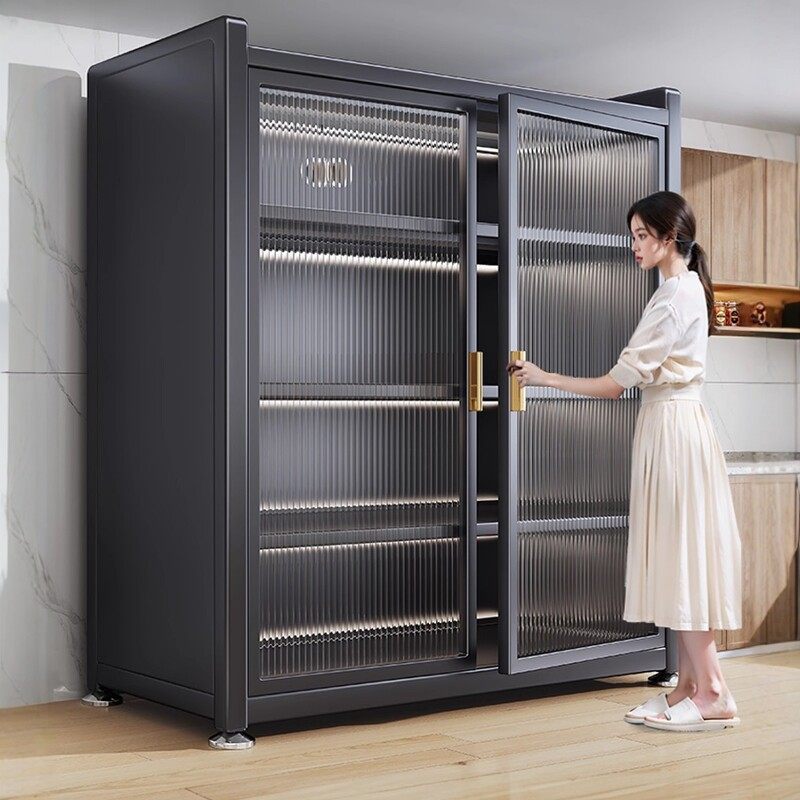 厨房置物架落地多层家用收纳柜子微波炉烤箱防尘多功能橱柜储物柜,厨房/烹饪用具,厨房置物架/置物柜/角架,淘宝优惠券,粉丝福利购,淘宝优惠卷