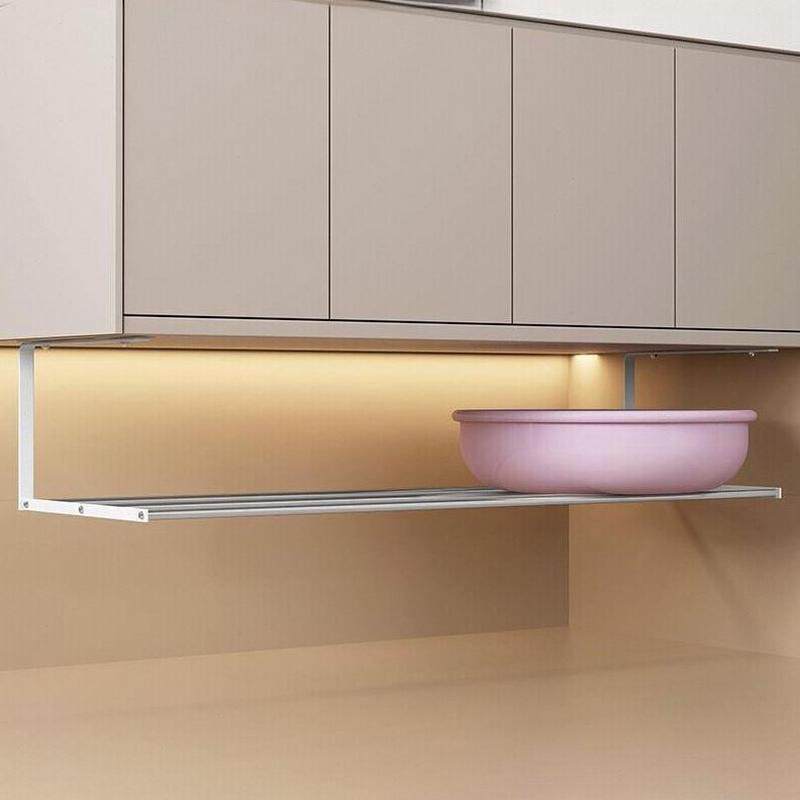 下洗脸盆置物架卫生间伸缩厕所盆子不锈钢浴室柜下免打孔挂架收纳