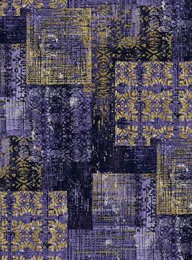 光影幻彩雪尼软床提花沙发抱枕绒装饰面料opera-e