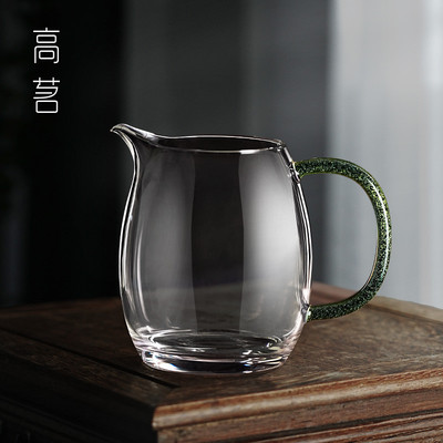 全玻璃公道杯高档茶具分茶器2025新款加厚耐高温倒茶杯高颜值茶海