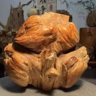 松明子摆件 自带油性香味