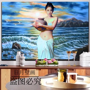 E开头图库 c140性感人物油画