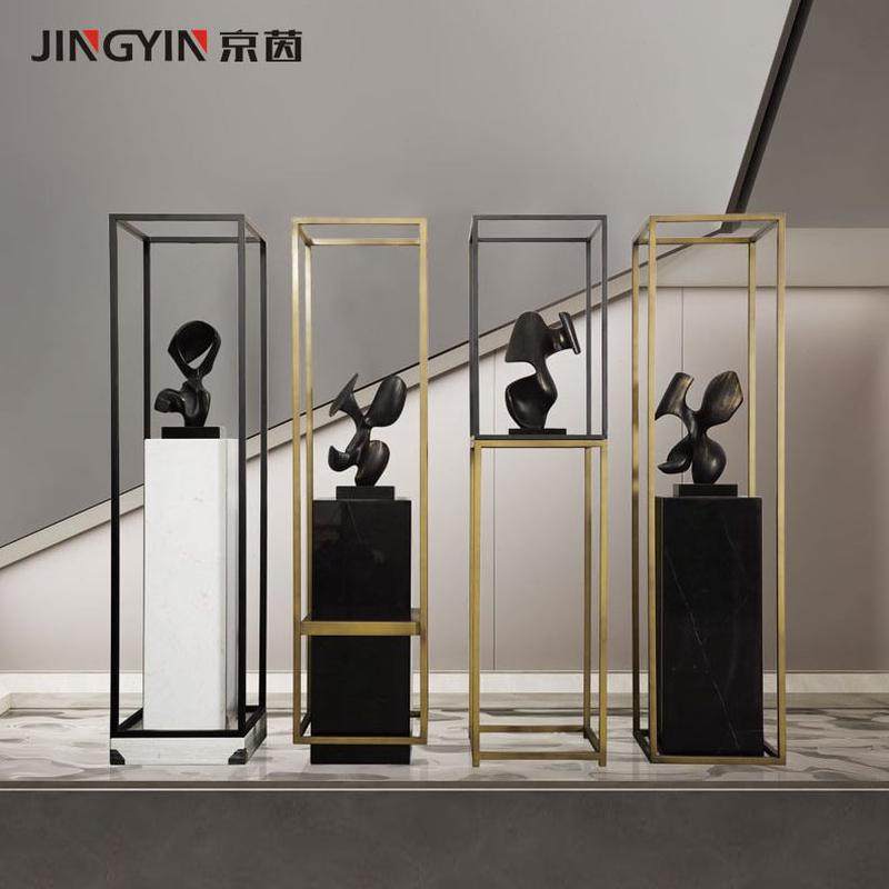 装饰摆台落地雕塑座售楼处摆件大理石底座商业大堂酒店大厅台基,家居饰品,落地摆件,淘宝优惠券,粉丝福利购,淘宝优惠卷