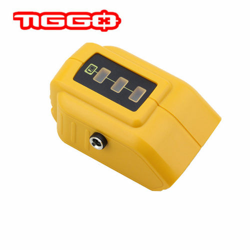 热销厂家批发带12VDC接口得伟18V/20V锂电池转换器转接头dcb091