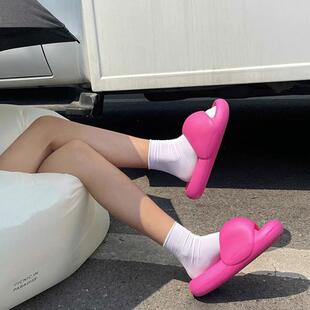 2023拖鞋外穿夏季女凉拖踩屎感面包家居厚底情侣防滑新款室内男士