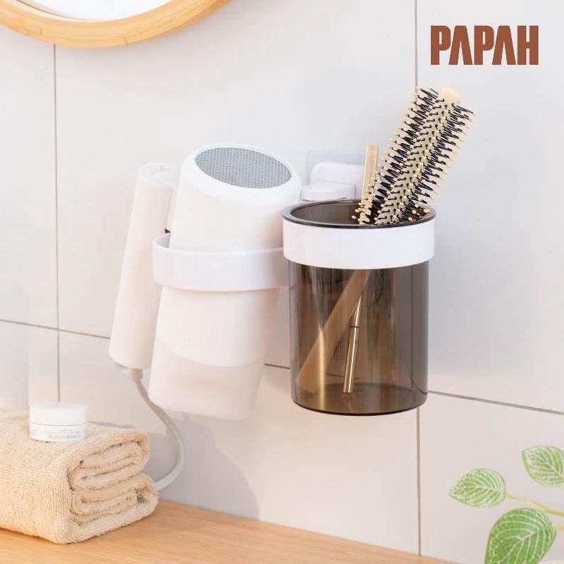 厕所浴室置物架卫生间架免打孔洗手间电吹风机收纳架壁挂风筒架子,家庭/个人清洁工具,吹风机置物架,淘宝优惠券,粉丝福利购,淘宝优惠卷
