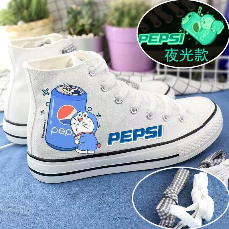 新款情侣款男鞋板鞋球鞋学生韩版小白鞋女高帮鞋帆布鞋百搭鞋2023,女鞋,帆布鞋,淘宝优惠券,粉丝福利购,淘宝优惠卷
