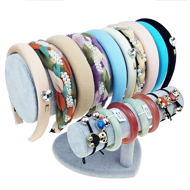 头箍首饰展示架绒面发卡发箍收纳整理架手镯手链头绳多功能饰品架,饰品/流行首饰/时尚饰品新,首饰展示架,淘宝优惠券,粉丝福利购,淘宝优惠卷