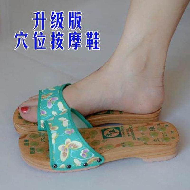 木屐木防滑居家休闲浴室广西静音木元真升级版拖鞋女鞋穴位按摩男,女鞋,一字拖,淘宝优惠券,粉丝福利购,淘宝优惠卷