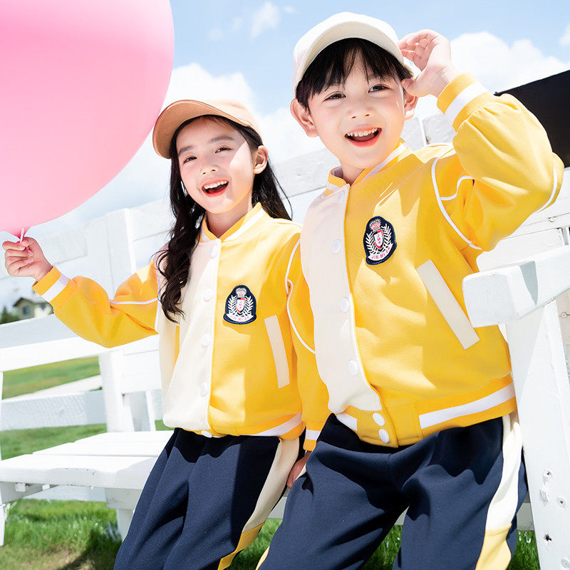 小学生校服秋季三件套幼儿园园服春秋套装棒球服班服运动会
