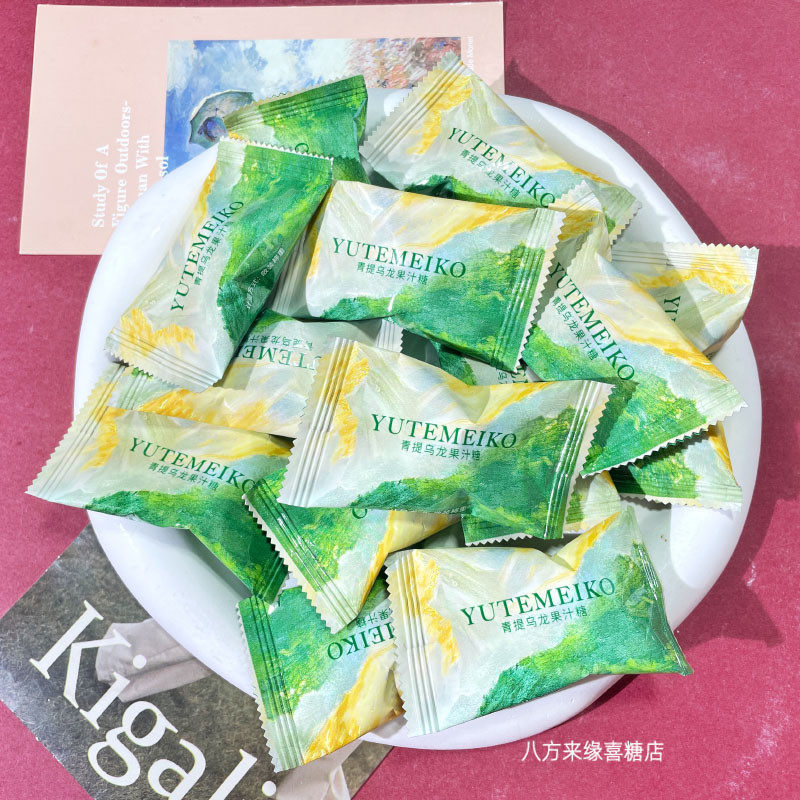 羽田铭菓青提乌龙果汁硬糖结婚喜糖果伴手礼休闲零食前台招待