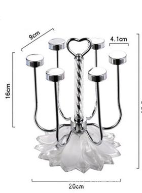 欧式葡萄酒杯架创意倒挂杯架高脚水晶红酒杯架悬挂吊杯架客厅摆件
