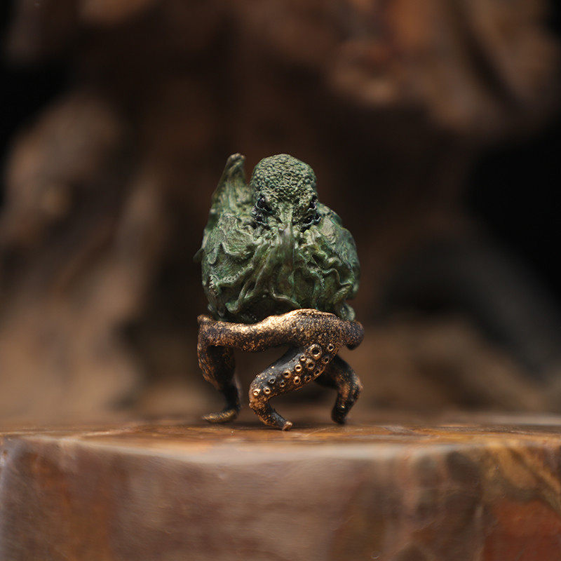末那末匠丨大山龙《蛋宠-03》克苏鲁蛋宠铸铜版艺术雕像,模玩/动漫/周边/娃圈三坑/桌游,艺术家手办/潮玩雕像,淘宝优惠券,粉丝福利购,淘宝优惠卷