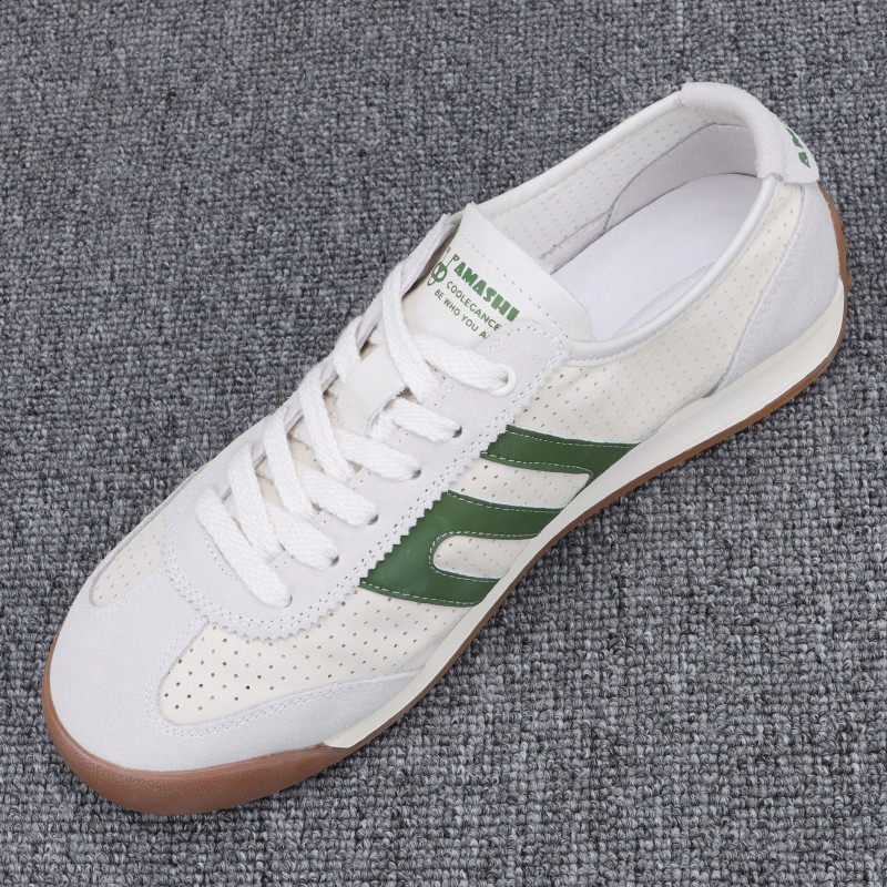 夏季男鞋2025新款时尚拼接透气帆布鞋日常轻便镂空透气男休闲板鞋,流行男鞋,休闲板鞋,淘宝优惠券,粉丝福利购,淘宝优惠卷