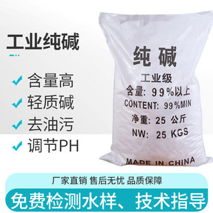 工业纯碱片状颗粒强力去油管道疏通清洗油烟机养殖场消毒污水处理