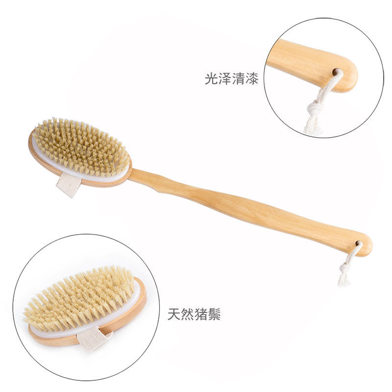 猪鬃毛身体刷可拆卸浴刷沐浴洗澡刷子搓背刷搓澡神器荷木浴擦,家庭/个人清洁工具,沐浴球,淘宝优惠券,粉丝福利购,淘宝优惠卷