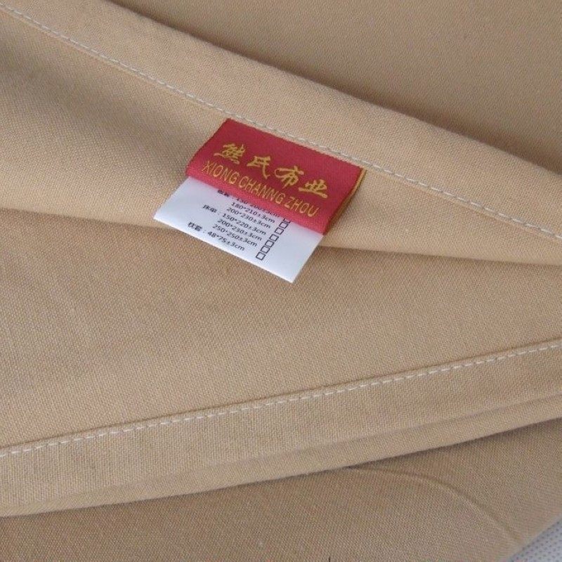 纯棉老粗布床单单件单双人褥单全棉纯色土黄色1.5米1.8m2米床炕单,床上用品,床单,淘宝优惠券,粉丝福利购,淘宝优惠卷