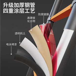 伸缩梯人字梯梯子家用折叠加厚可伸缩人字梯多功能工程梯竹节梯子