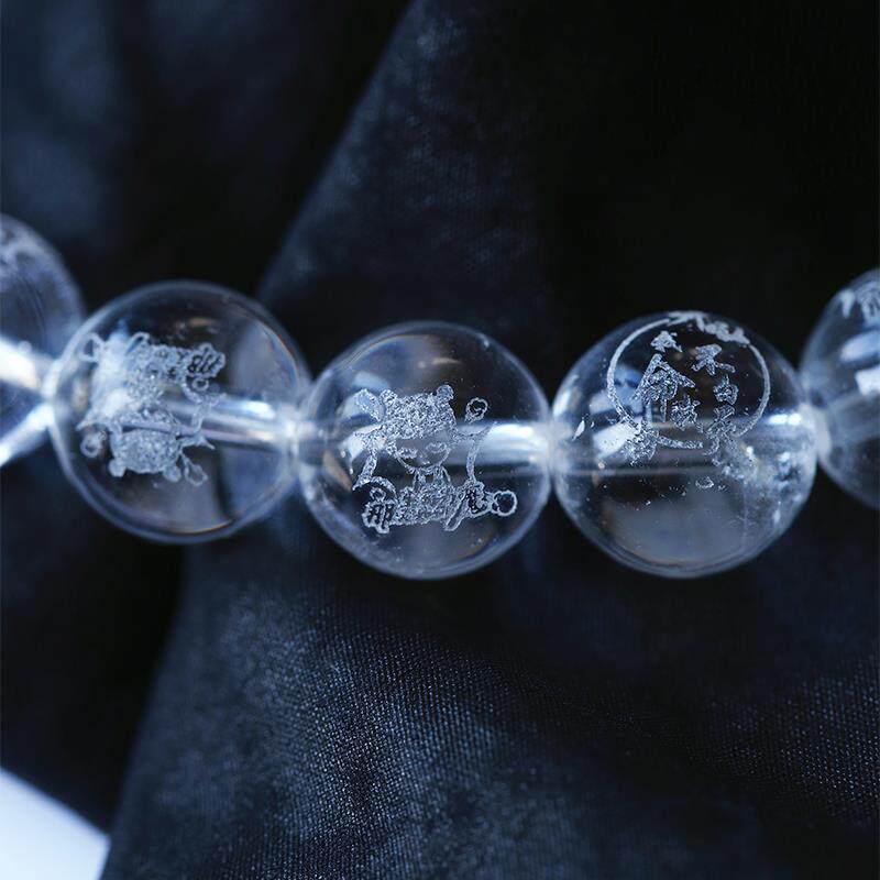 2025白水晶雕刻哪吒款手链 男女款哪吒魔童款水晶手串饰品,饰品/流行首饰/时尚饰品新,手饰/手串,淘宝优惠券,粉丝福利购,淘宝优惠卷