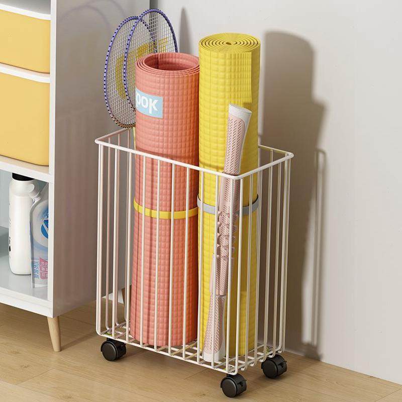 高档可移动置物架整理夹缝收纳筒家用运动健身器材泡沫轴专用筐瑜,收纳整理,运动器材收纳用具,淘宝优惠券,粉丝福利购,淘宝优惠卷