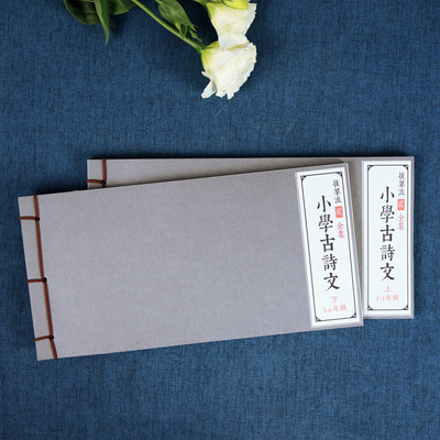 小学生必背古诗词语文古诗文线装描红手抄写本楷书钢笔硬笔练字帖