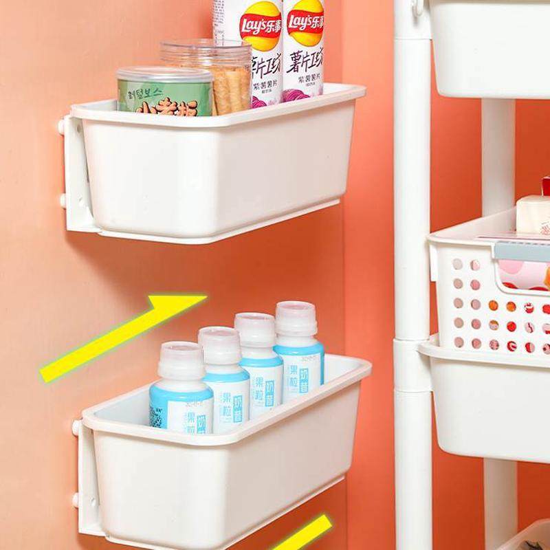 5面.收纳筐9挂壁挂壁式41挂篮滑轨/夹缝储物盒侧壁内侧浴室柜橱柜,收纳整理,壁式收纳盒,淘宝优惠券,粉丝福利购,淘宝优惠卷