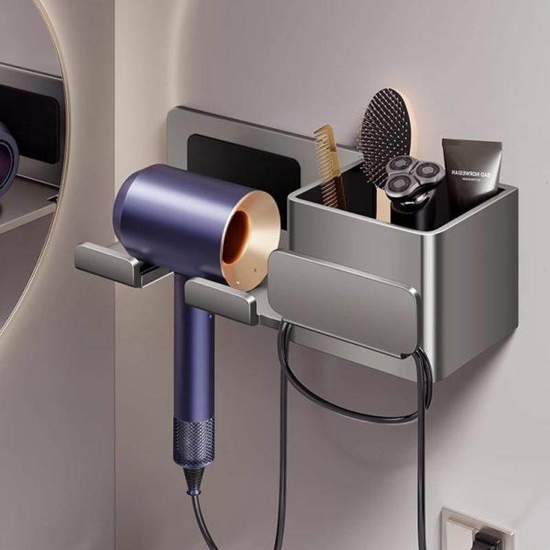 新款吹风机置物架壁挂免打孔卫生间电吹风挂架放置架风筒支架浴室,家庭/个人清洁工具,脸盆架,淘宝优惠券,粉丝福利购,淘宝优惠卷