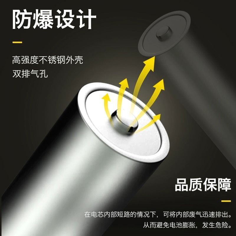 DLP18650锂电池大容量3.7v/4.2v小风扇强光手电筒可充电套装