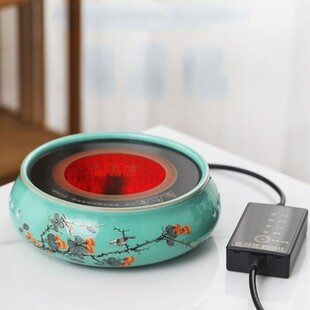 中式煮茶壶专用电陶炉迷你茶炉光波磁炉玻璃养生壶花茶泡茶器国潮