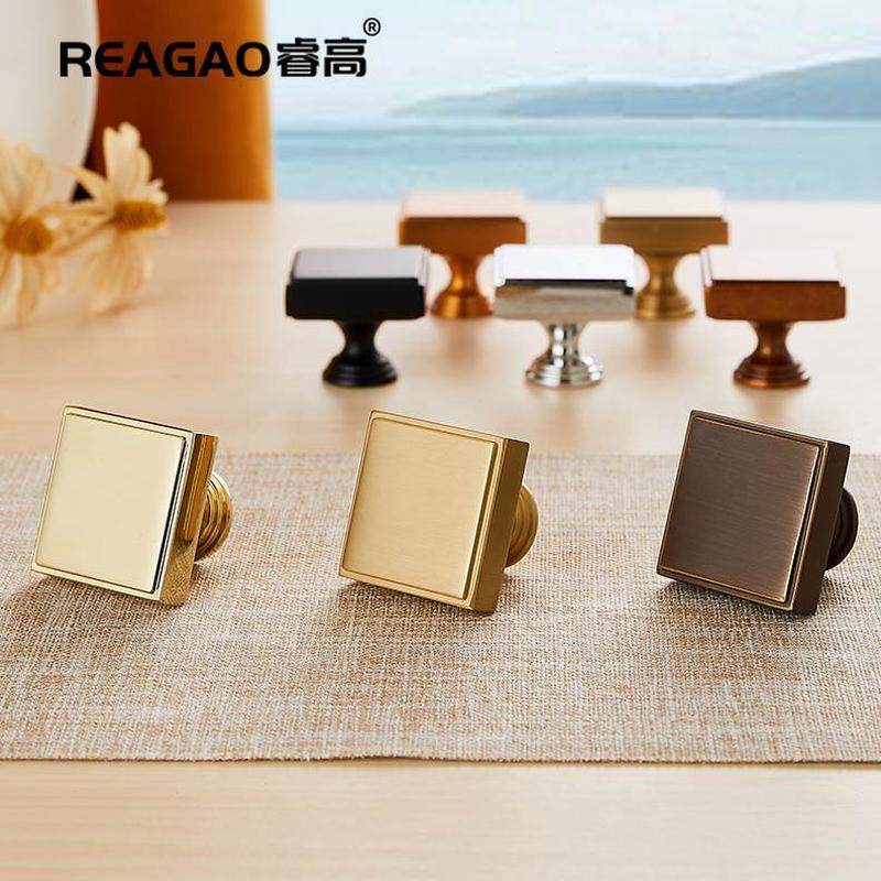 衣橱柜子单方形带胶睿柜门把手圈全铜拉手家具高抽屉新中式孔拉手,基础建材,小拉手,淘宝优惠券,粉丝福利购,淘宝优惠卷