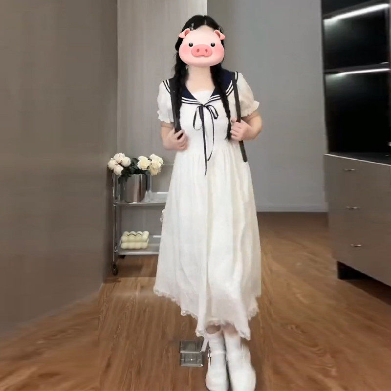 速发高品质大码法式甜美连衣裙夏中老年女装