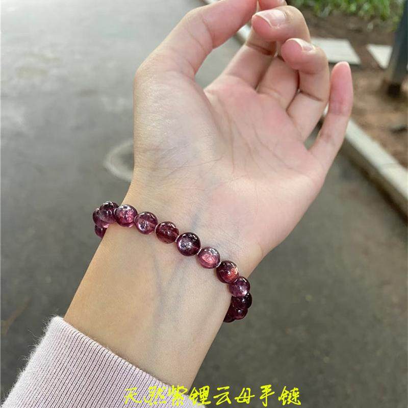 紫晶母圆珠款手链 紫锂母女款紫色水晶母手串饰品礼物,饰品/流行首饰/时尚饰品新,手饰/手串,淘宝优惠券,粉丝福利购,淘宝优惠卷
