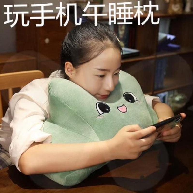 办公室午睡神器午休腰靠垫抱枕女生睡觉趴桌子可爱趴趴枕午睡枕头