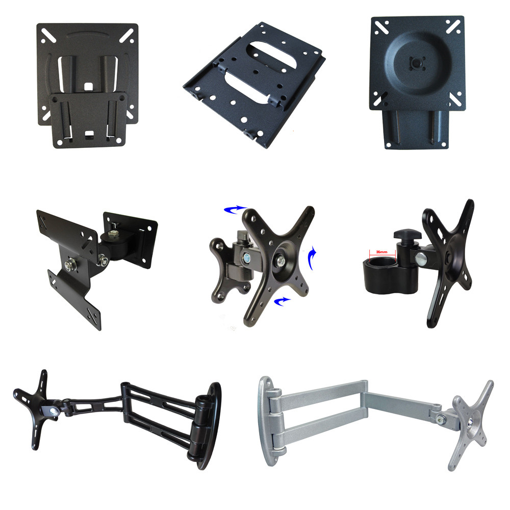 包邮通用铝合金伸缩折叠式显示器支架壁挂架LCDLED电脑屏挂墙架