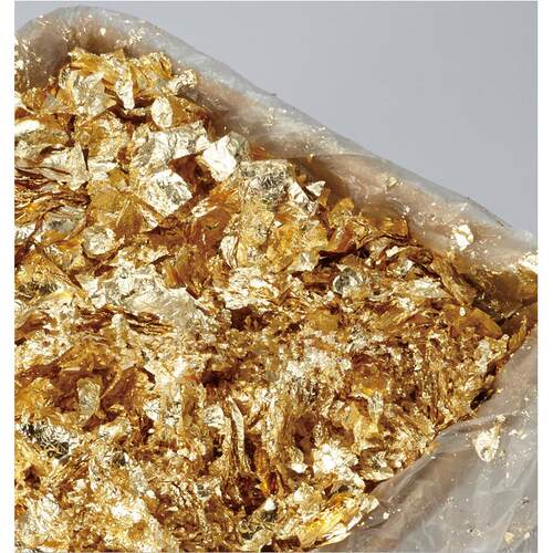 厂家供应多色碎金银铜箔 耐溶剂不褪色天花吊顶背景墙装饰碎金箔