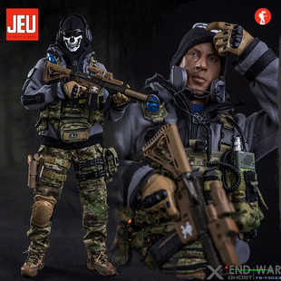 JEU【现货】FLAGSET 1/6兵人手办模型末日战争死神小队幽灵 73033