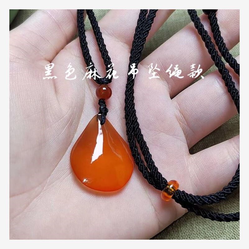 青鱼石天然青鱼石鱼惊石吊坠抛光处理成品已做好物理防大裂p1