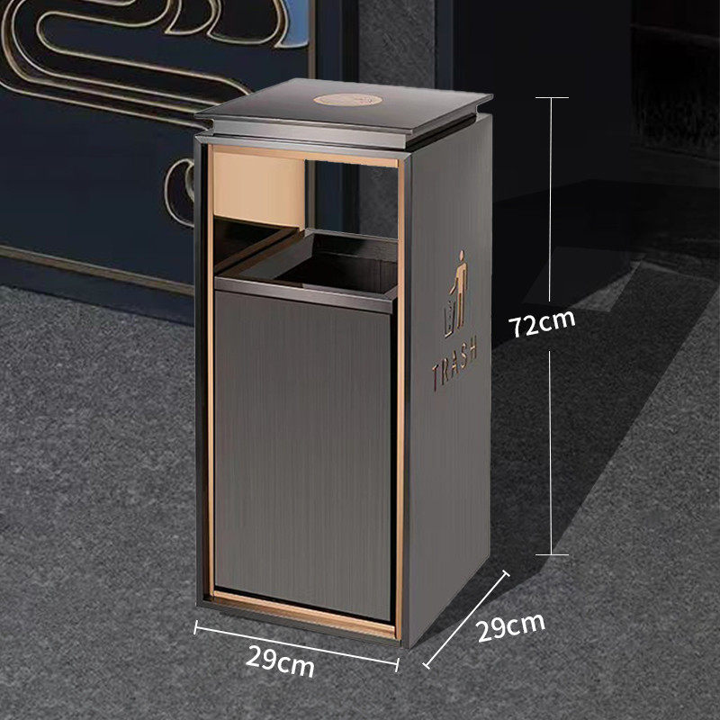 酒店不锈钢垃圾桶商用带烟灰缸大堂电梯口商场小区户外垃圾筒,家庭/个人清洁工具,垃圾桶,淘宝优惠券,粉丝福利购,淘宝优惠卷