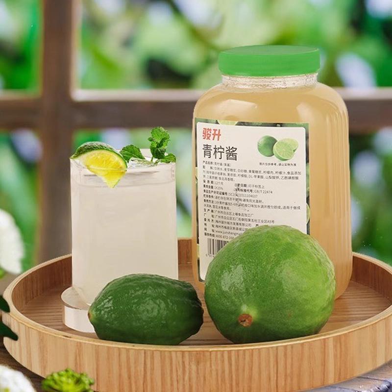新货骏升青柠汁酱水果茶商用浓缩柠檬汁 奶茶店专用原材料果汁果