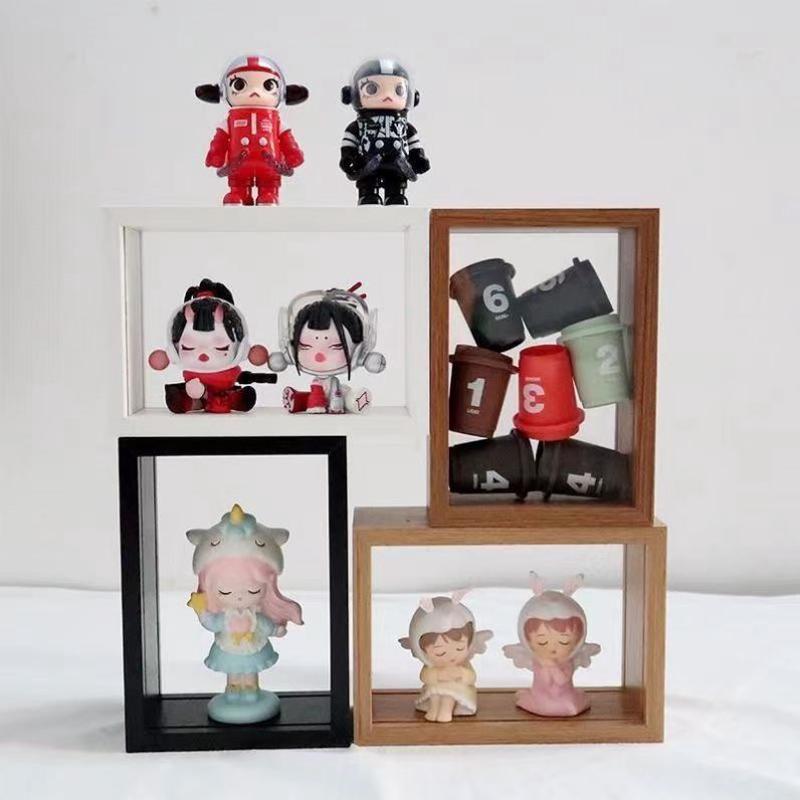 简约中空4-5cm相框立体展示相框适用潮玩手办画框diy干花标本摆台
