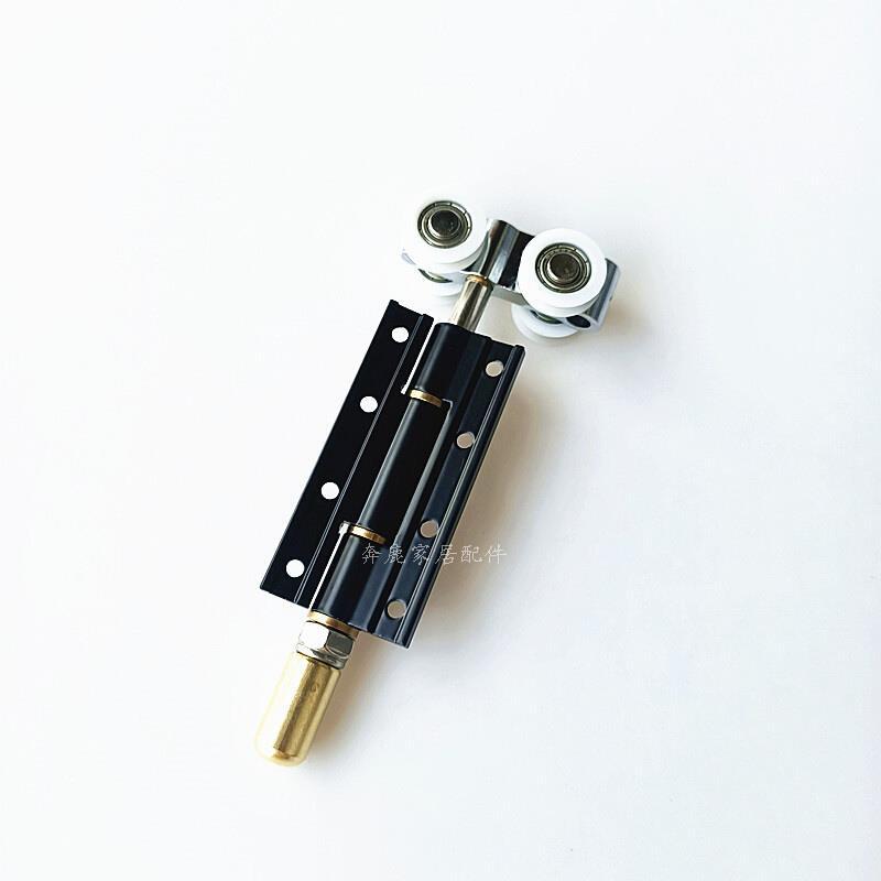 折叠门吊轮极窄门吊轮滑轮窄边门上轨吊轮新款折门五金配件