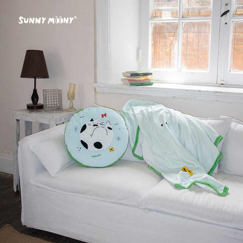 抱枕毯子二一绒面料沙发办公室车载空调午睡枕头毯子两用,居家布艺,抱枕被,淘宝优惠券,粉丝福利购,淘宝优惠卷