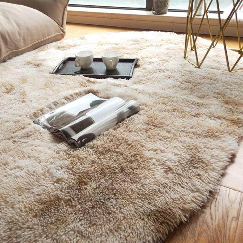 卧室床边椭圆形地毯可机洗家用客厅茶几沙发垫长毛渐变可定制尺寸,居家布艺,地毯,淘宝优惠券,粉丝福利购,淘宝优惠卷