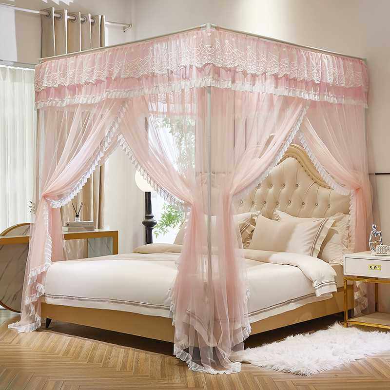 新款三开门落地宫廷蚊帐公主风床幔1.5m1.8米立柱支架1m2家用加密,金属材料及制品,其他金属制品,淘宝优惠券,粉丝福利购,淘宝优惠卷