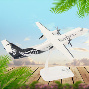 ABS拼装飞机模型ATR72-600新西兰航空庞巴迪DASH8-300螺旋桨客机
