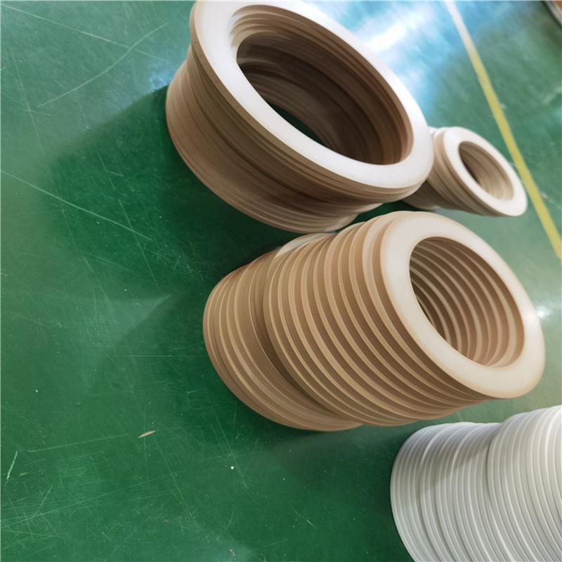 供应聚四氟乙烯ptfe酯聚苯填充pob密封垫片打孔垫圈